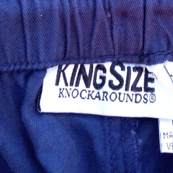 King Size brand casual blue pull on pants sz XLT NEW (0015) - Picture 7 of 10